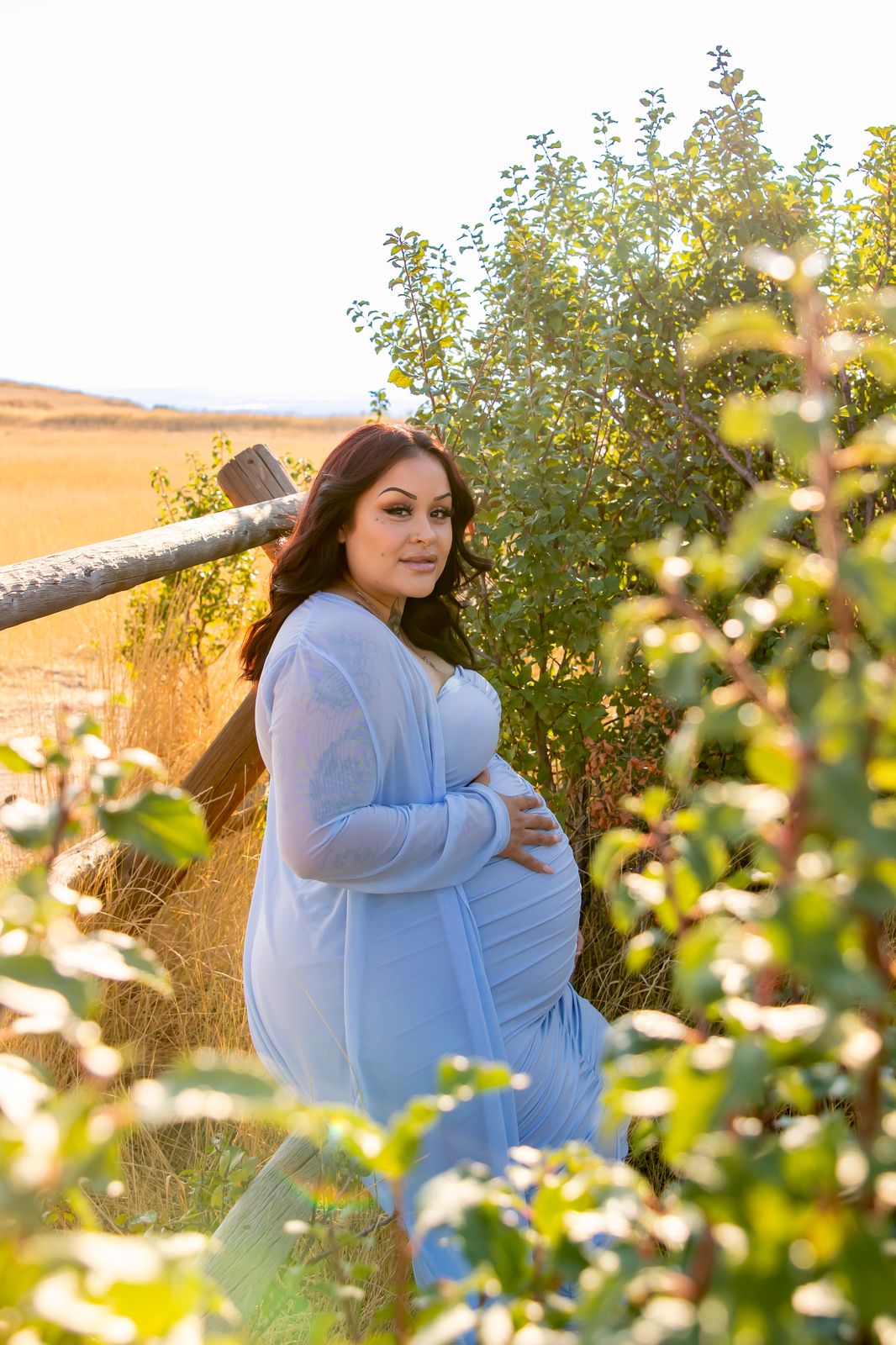 Maternity photo hover